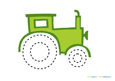 EDA Velikonoce s EDOU: Dokresli kola od traktoru