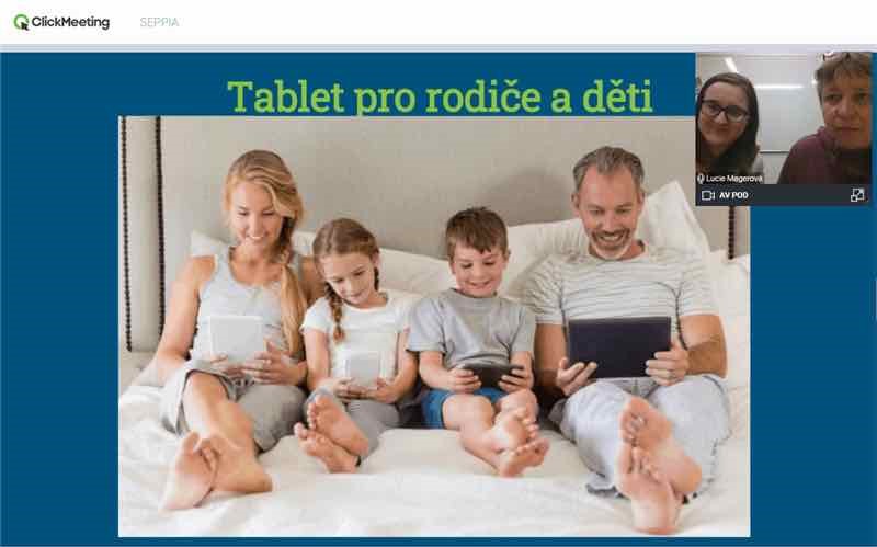 Webinář "Tablet pro rodiče a děti"
